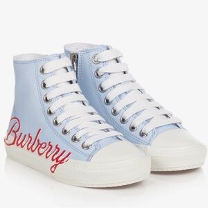Burberry kids high top sneakers